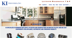 Desktop Screenshot of kiindustries.com